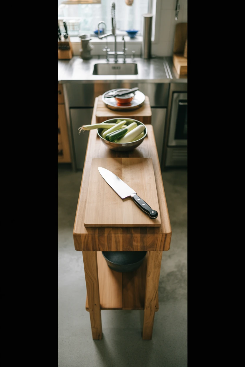 A Tall, Skinny 'Butcher's Block' Island