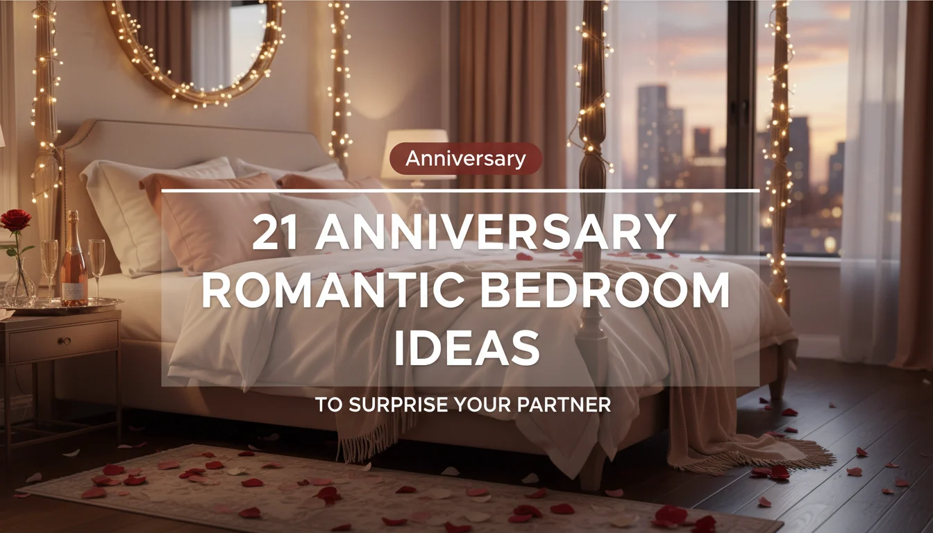 21 Anniversary Romantic Bedroom Ideas to Surprise Your Partner