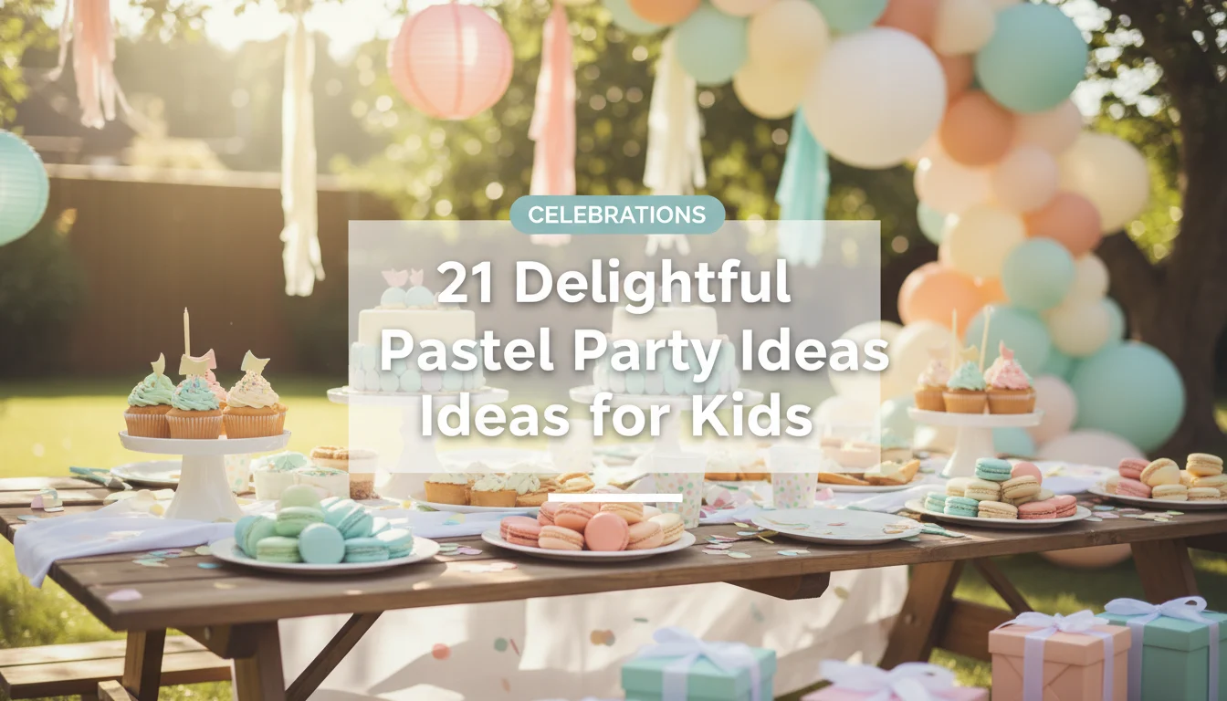 21 Delightful Pastel Party Ideas for Kids