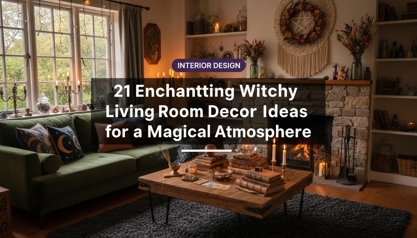 21 Enchanting Witchy Living Room Decor Ideas for a Magical Atmosphere