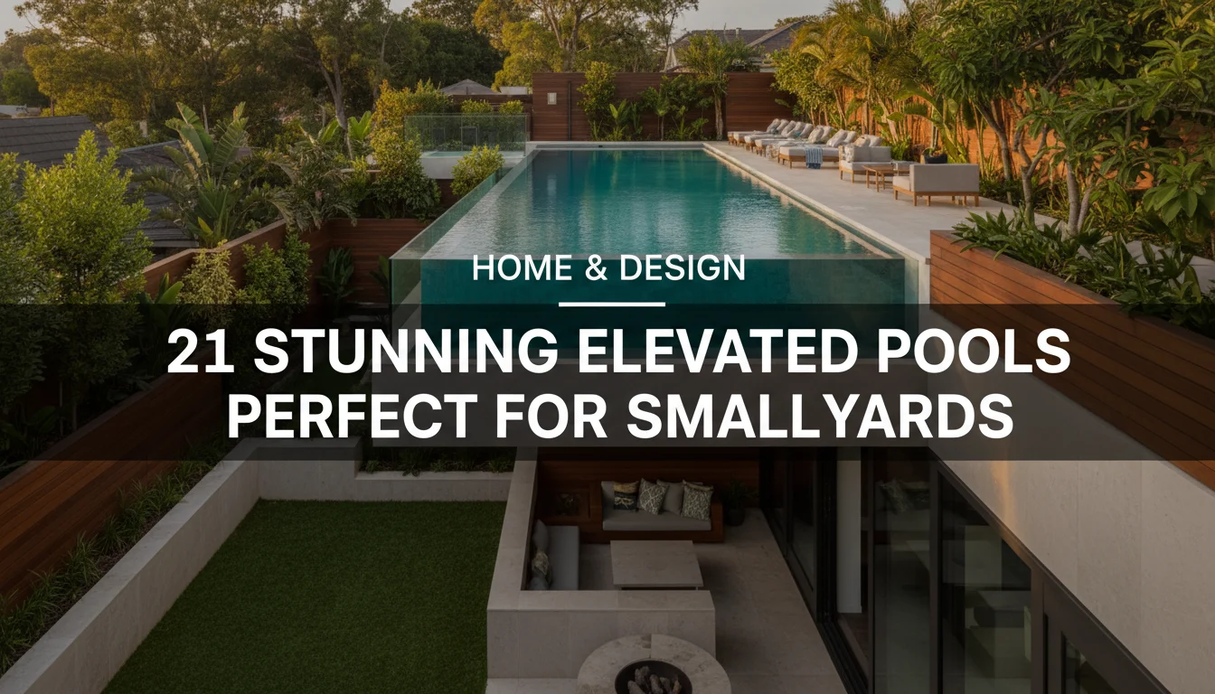 21 Stunning Elevated Pools Perfect for Small Yards