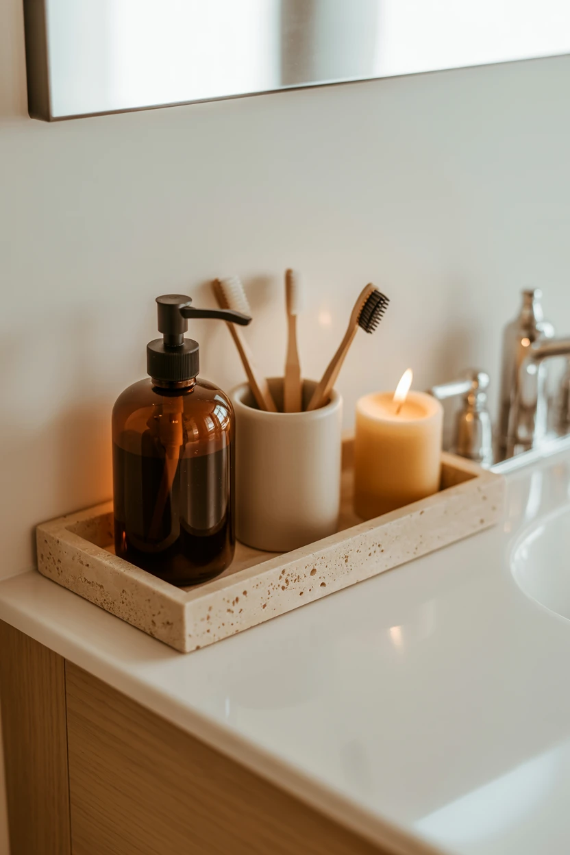 Style with Travertine Trays and Accessories