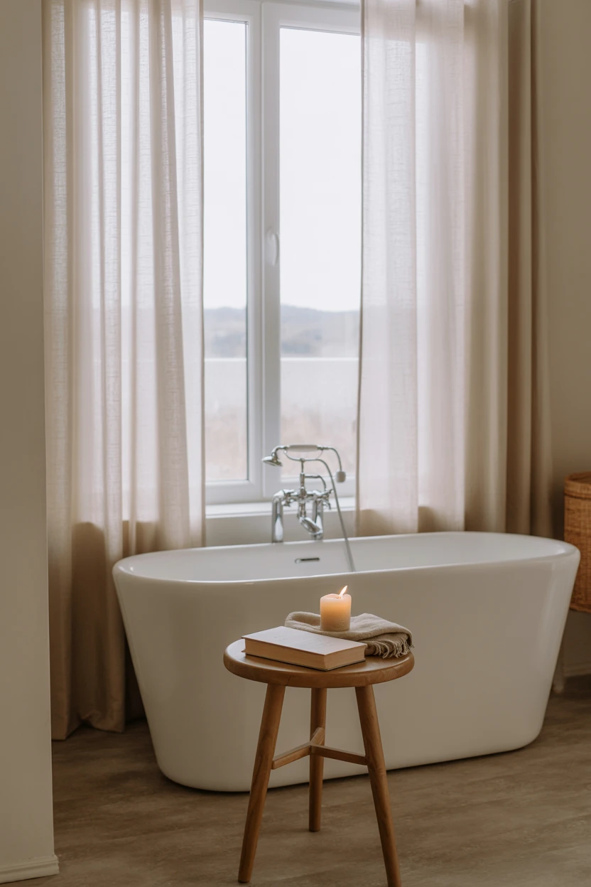 Make a Statement with a Freestanding Soaking Tub