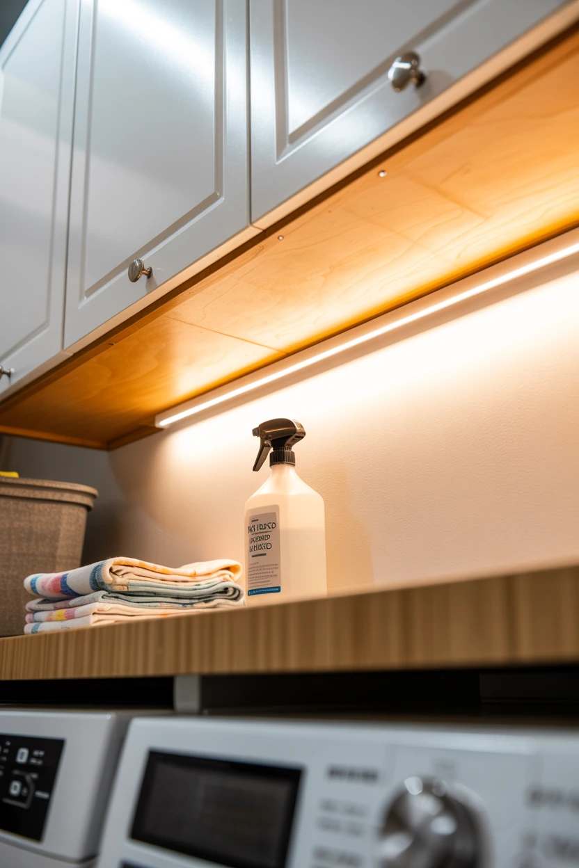 Add Under-Cabinet LED Strip Lighting