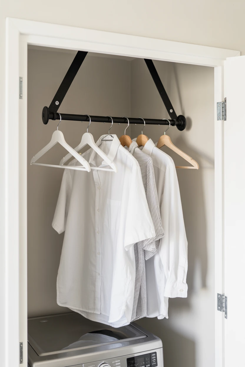 Install a Tension Rod for Hanging Clothes