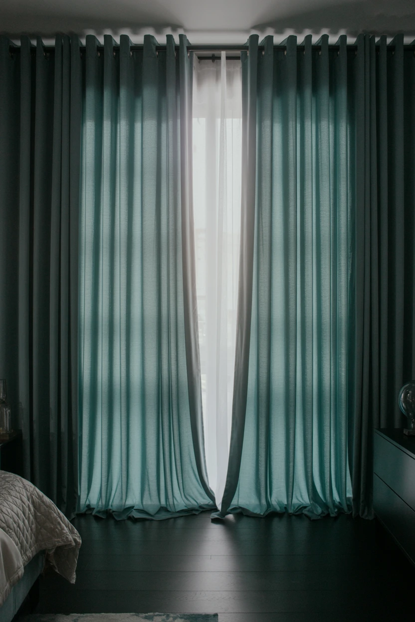 Hang Long, Floor-to-Ceiling Curtains for a Touch of Drama