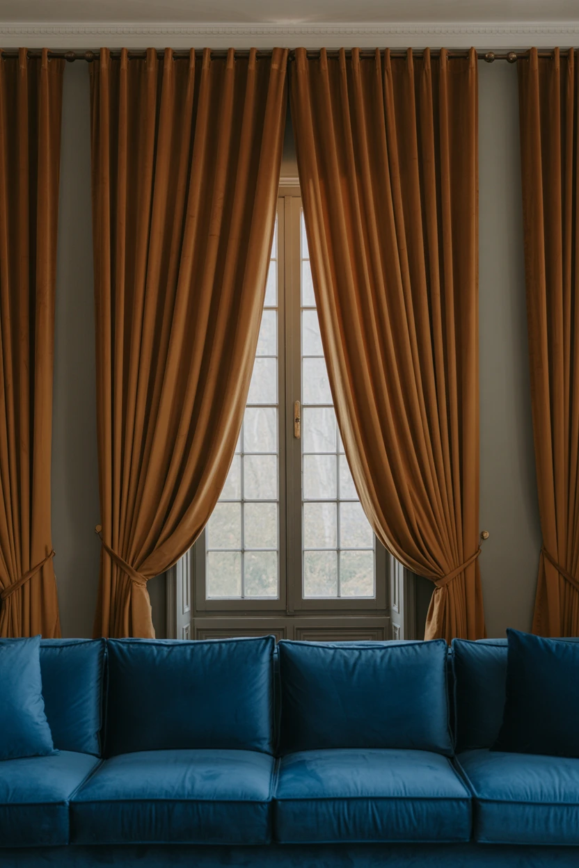 Frame it with Tall, Dramatic Curtains