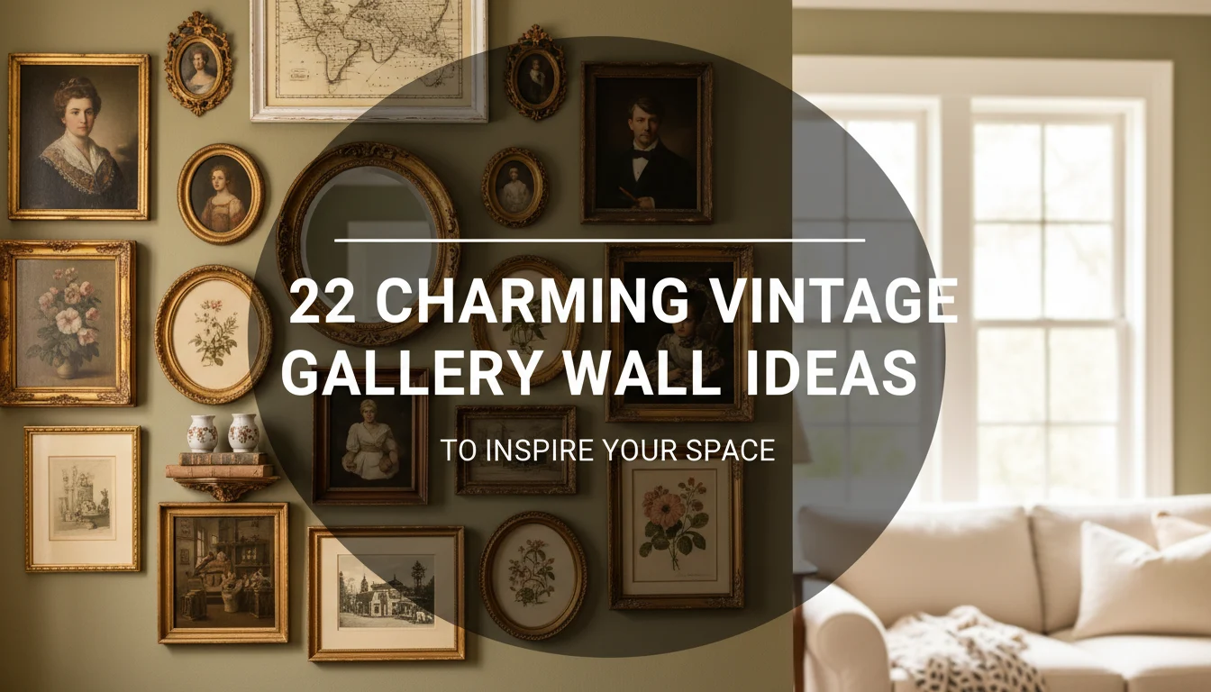 22 Charming Vintage Gallery Wall Ideas to Inspire Your Space