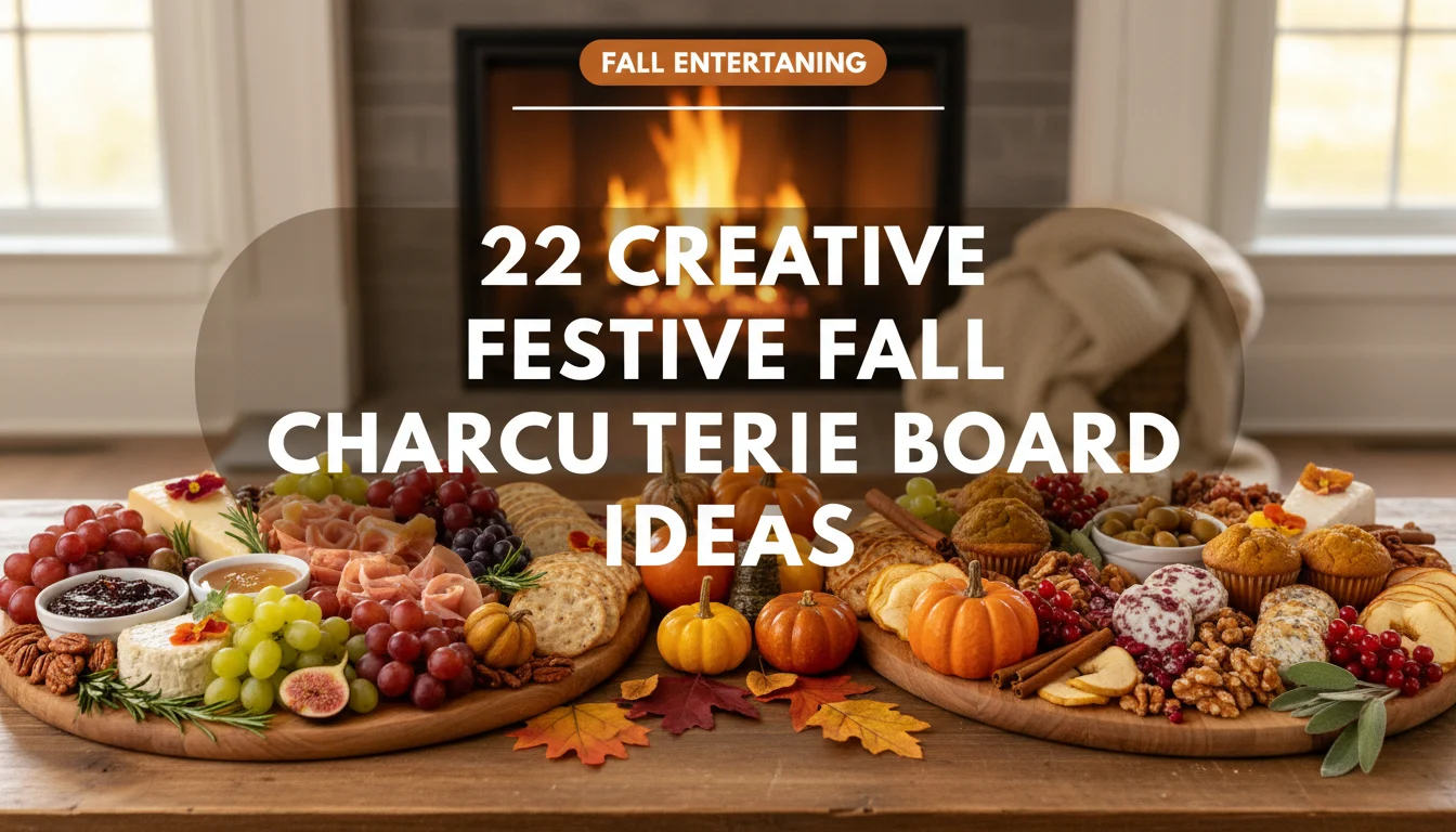 22 Creative Festive Fall Charcuterie Board Ideas