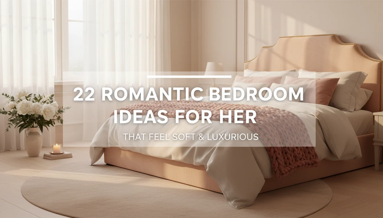 22 Romantic Bedroom Ideas for Her That Feel Soft & Luxurious