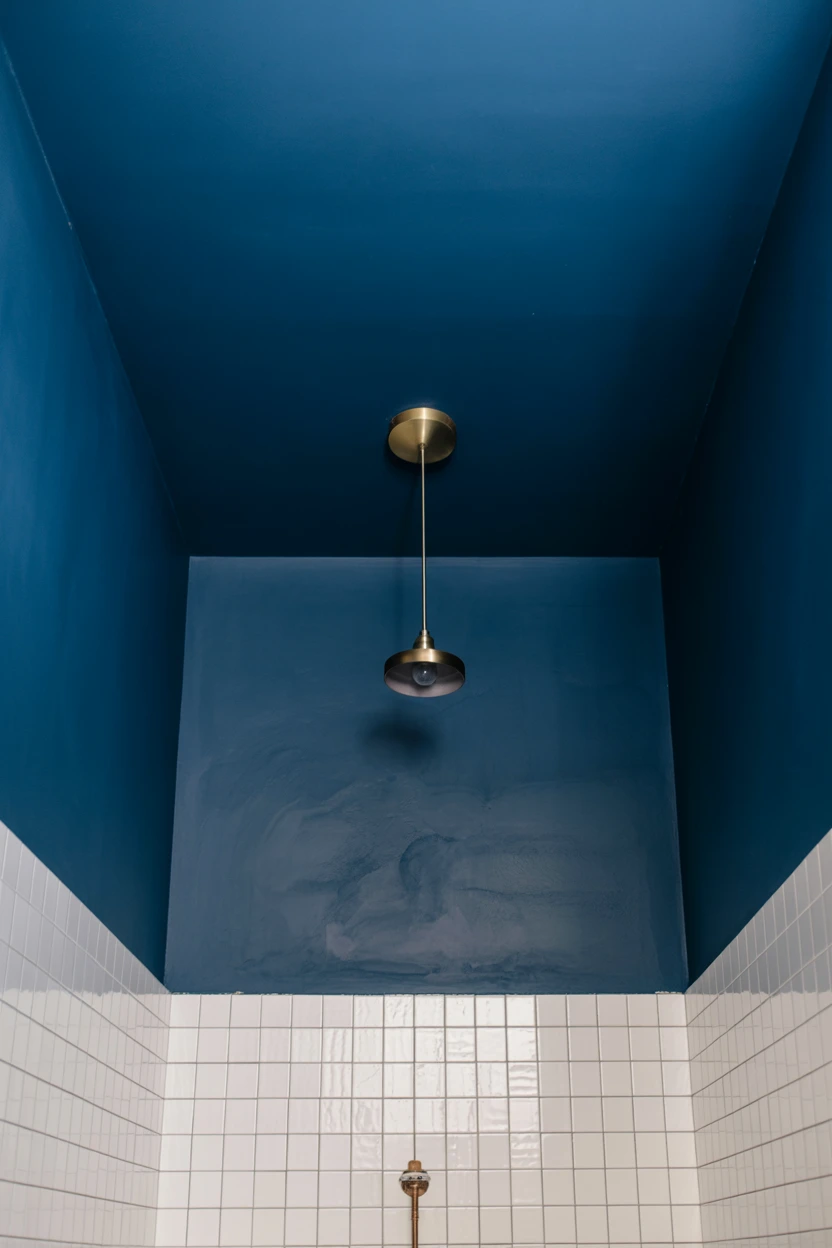 A Dark Painted Ceiling