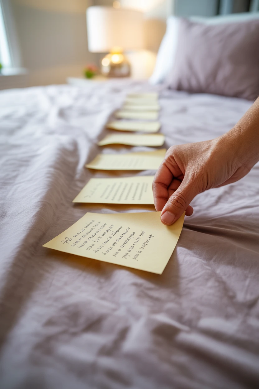 A Trail of Handwritten Love Notes
