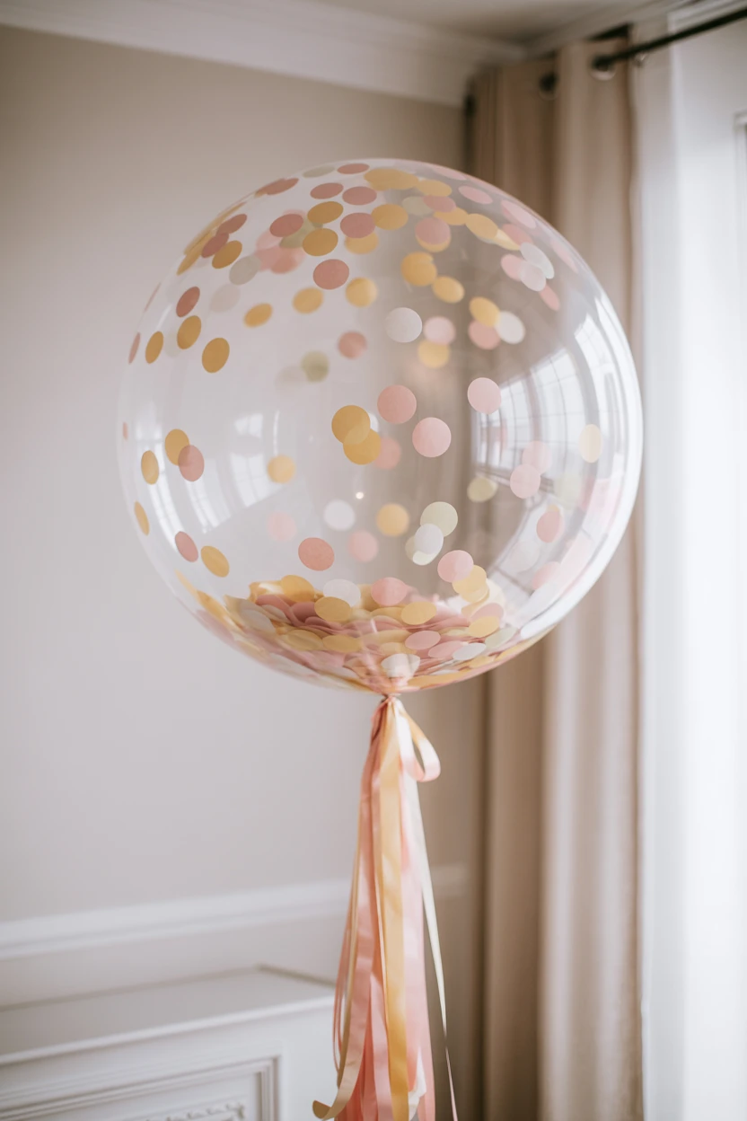 Float Giant Pastel Confetti-Filled Balloons