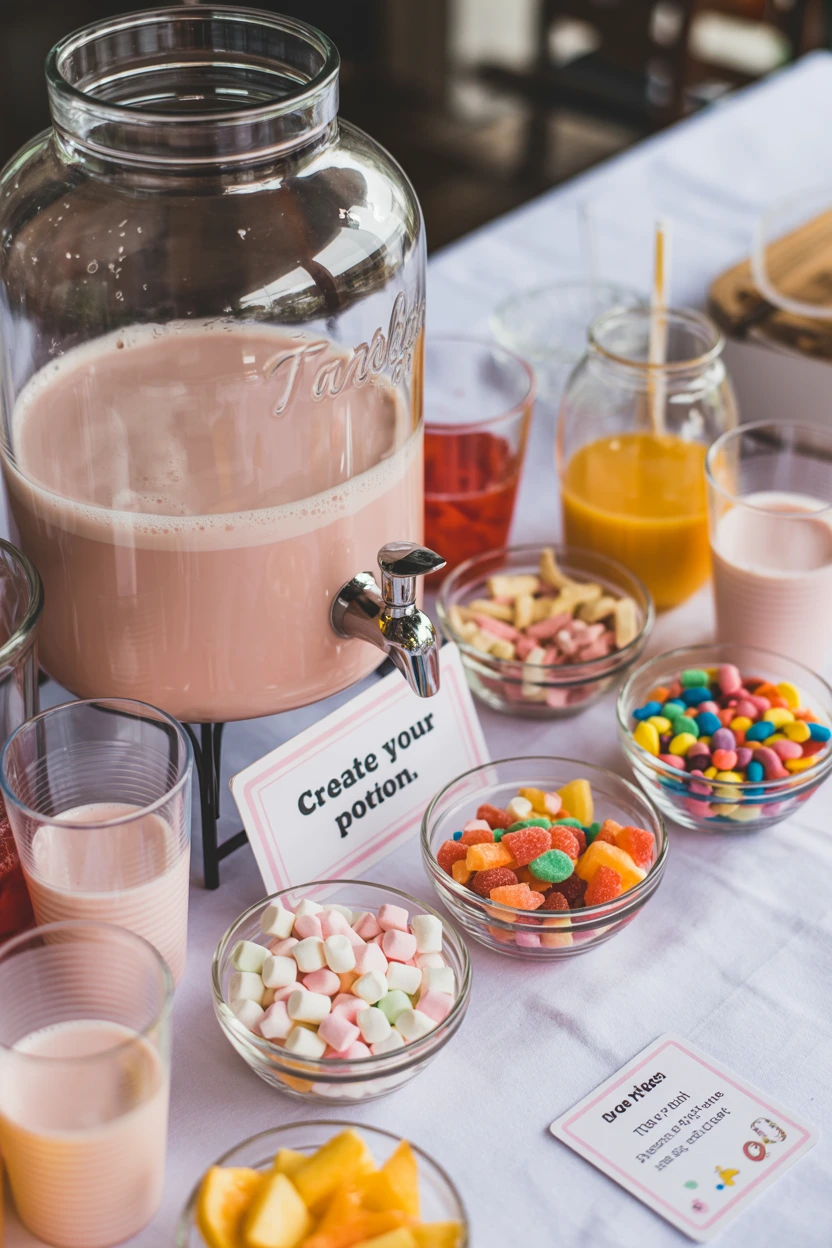 Create a Pastel Potion Bar with Fun Toppings