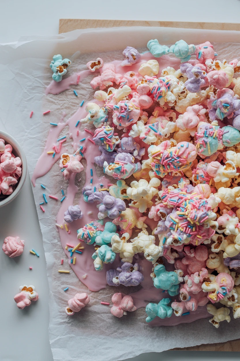 Offer Unicorn Popcorn in Pastel Colors