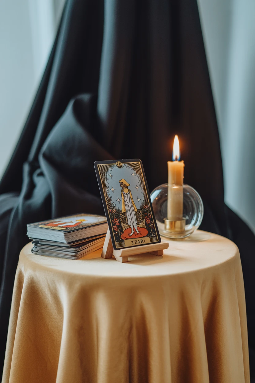 Display a Tarot Deck on a Small, Dedicated Table