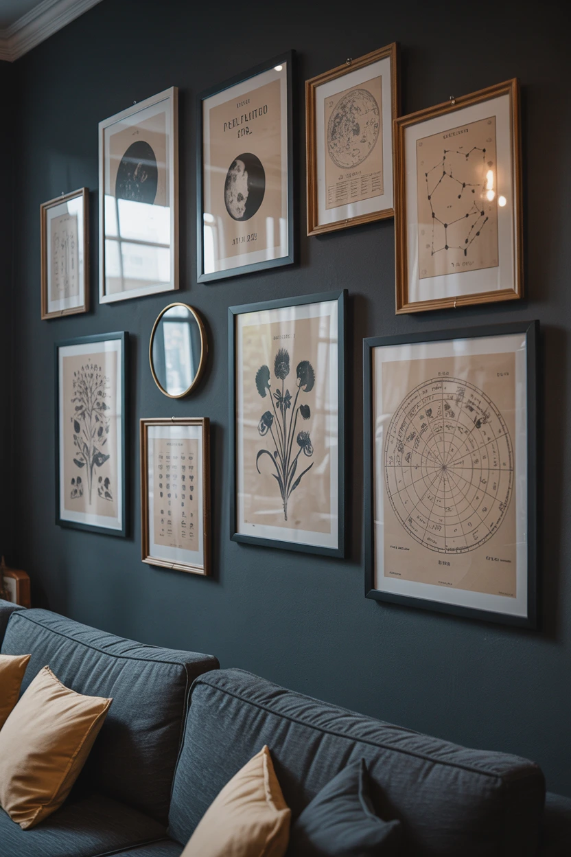 Create a Celestial Gallery Wall with Vintage-Style Prints