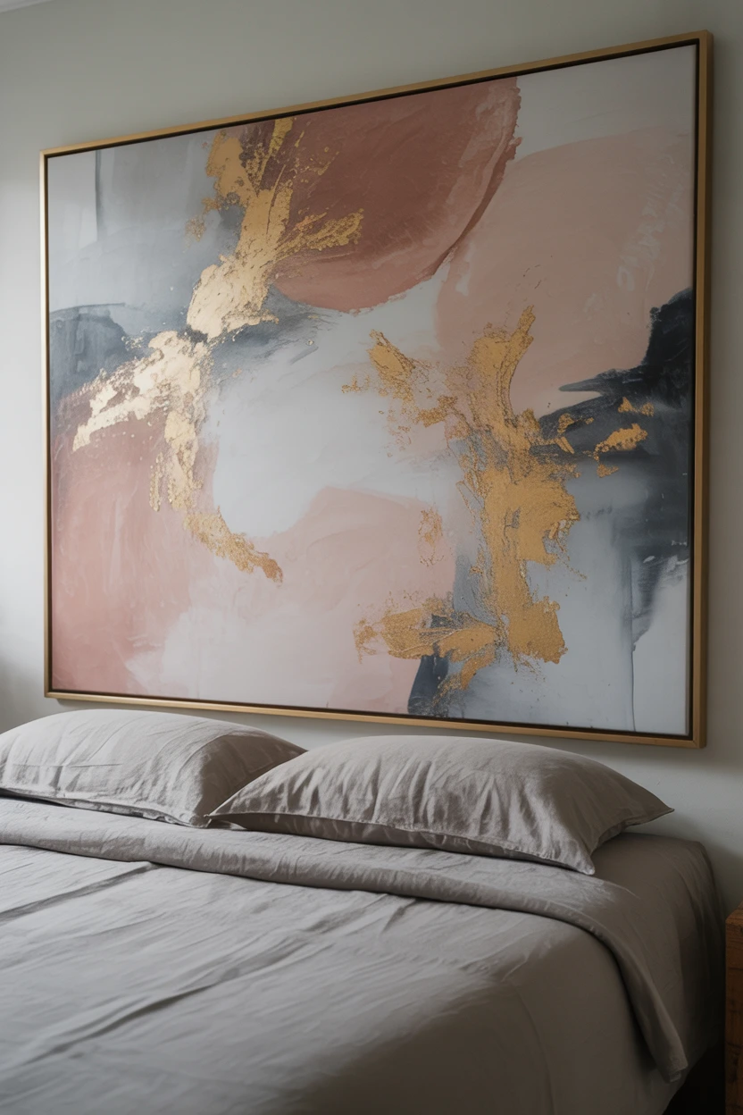 Hang a Single, Large-Scale Piece of Art