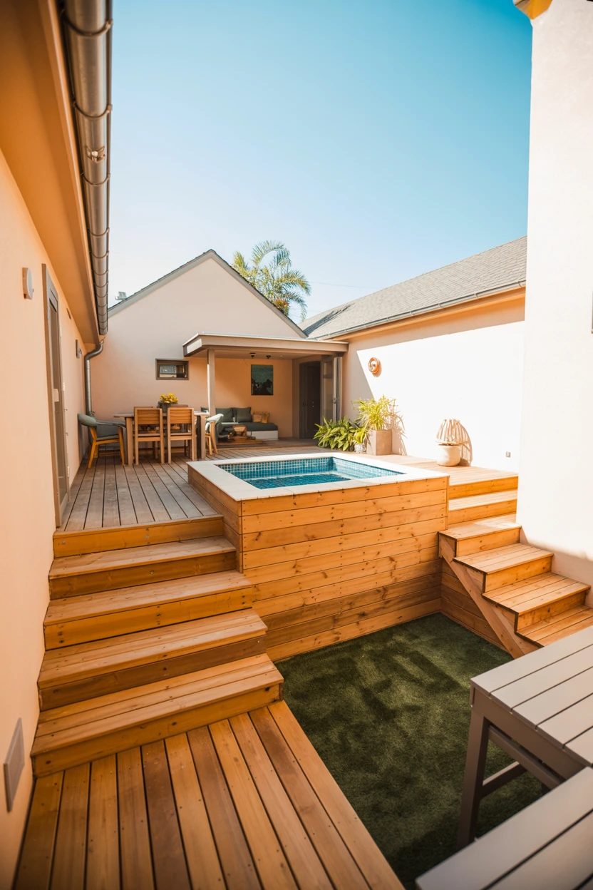 The Multi-Level Deck and Pool Combo