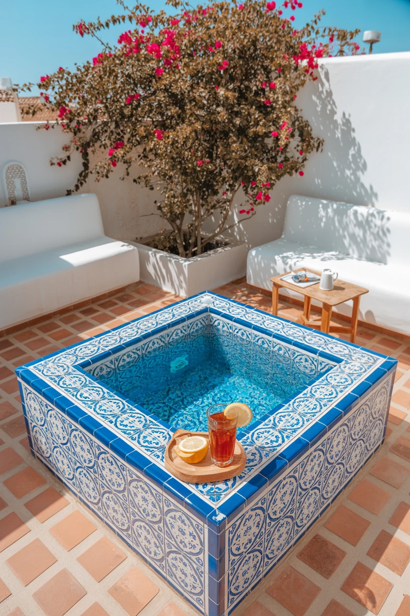 The Tiled Courtyard Cocktail Pool