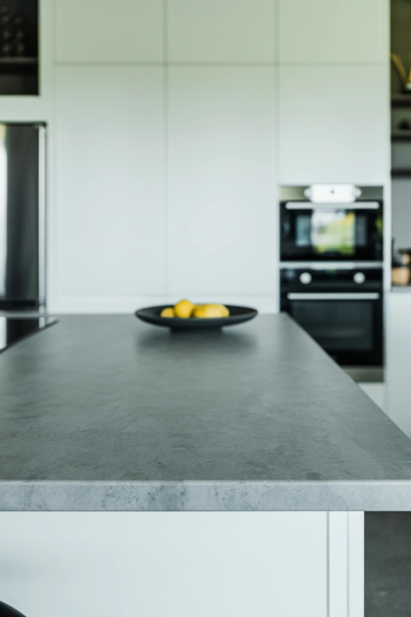 Choose a Concrete-Look Quartz for an Industrial Edge
