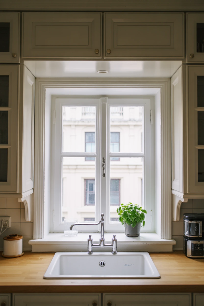 Frame a Window with Cabinetry for a Seamless Look