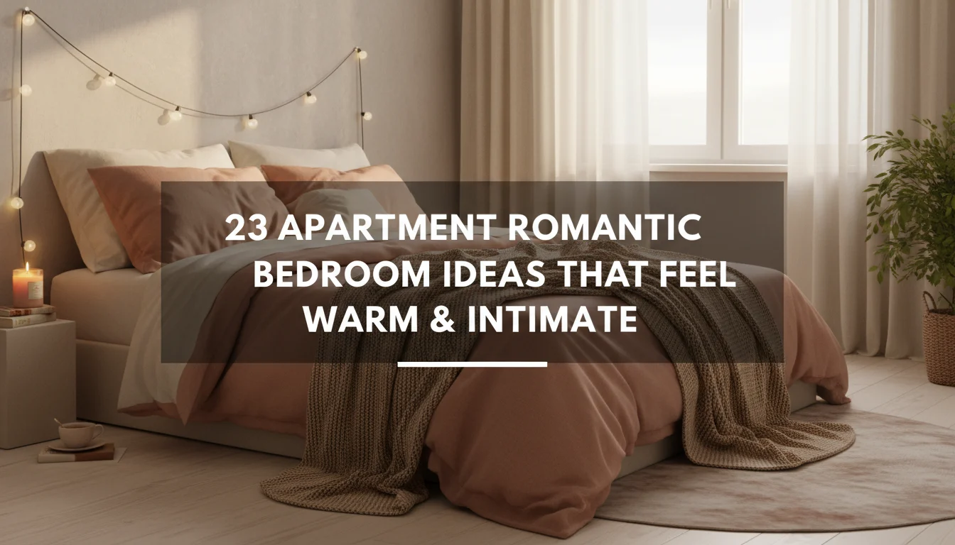 23 Apartment Romantic Bedroom Ideas That Feel Warm & Intimate