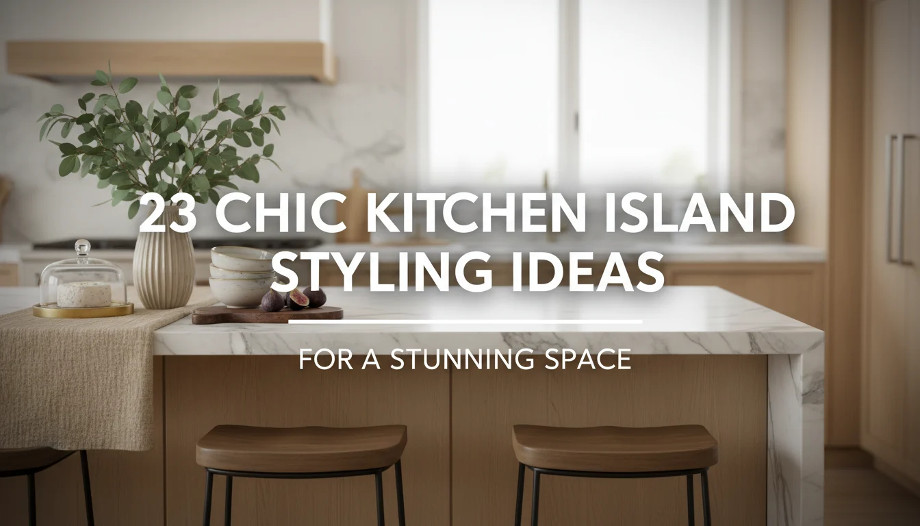 23 Chic Kitchen Island Styling Ideas for a Stunning Space