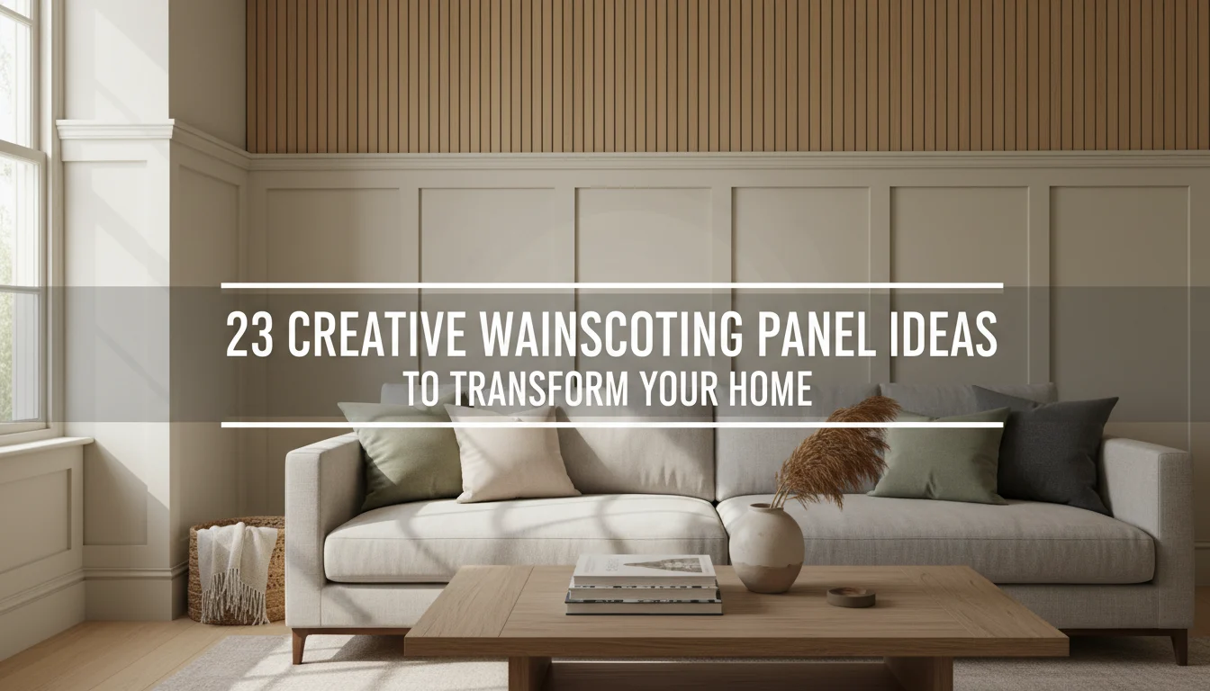 23 Creative Wainscoting Panel Ideas to Transform Your Home