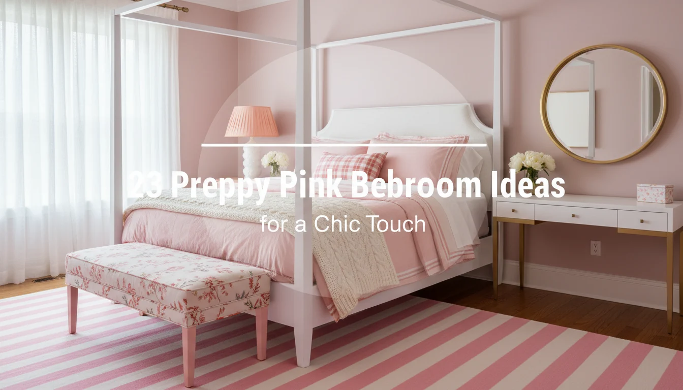 23 Preppy Pink Bedroom Ideas for a Chic Touch