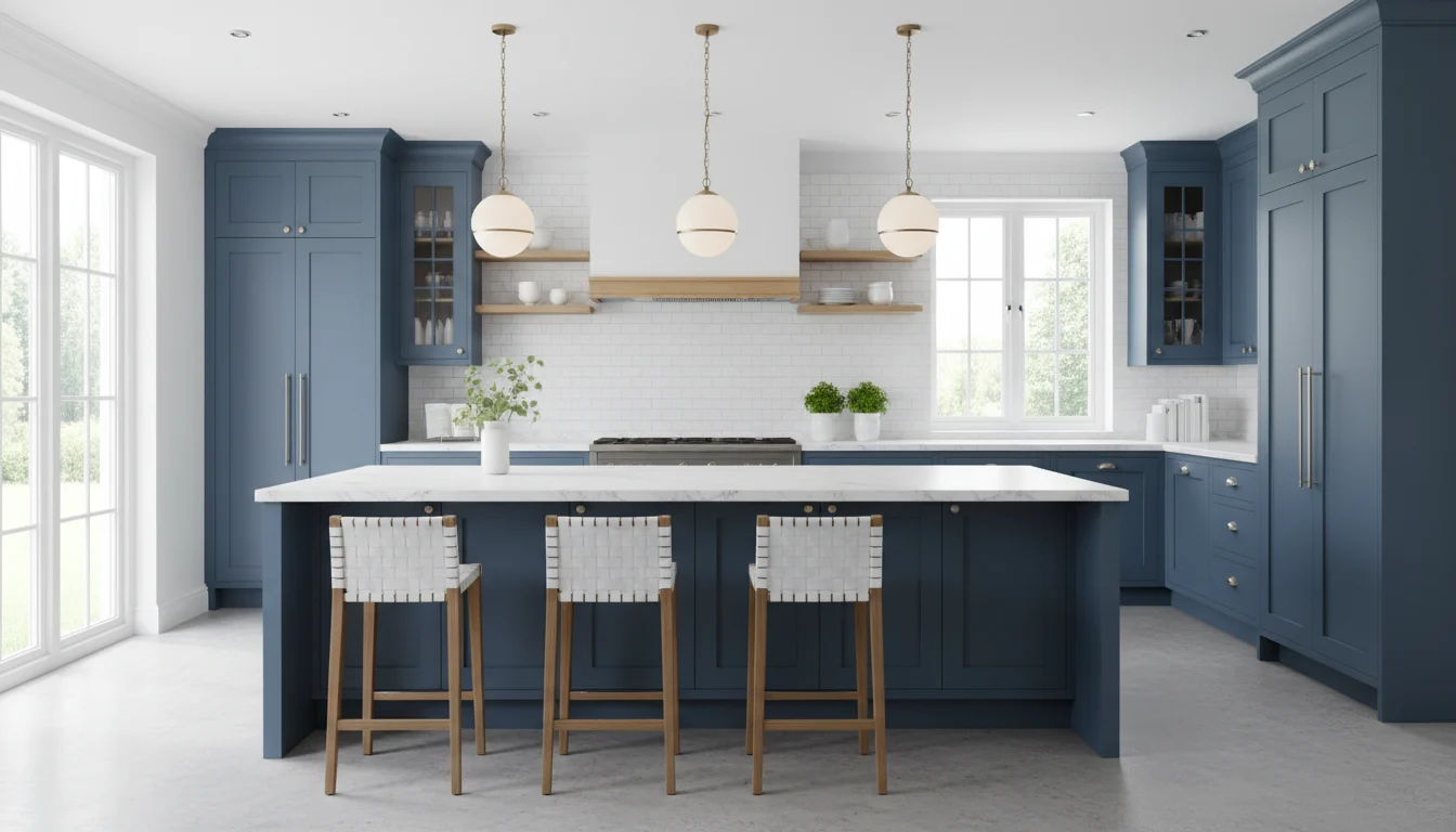 23 Stunning Blue and White Kitchen Design Ideas