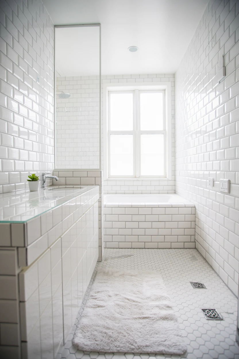 A Monochromatic All-White Palette