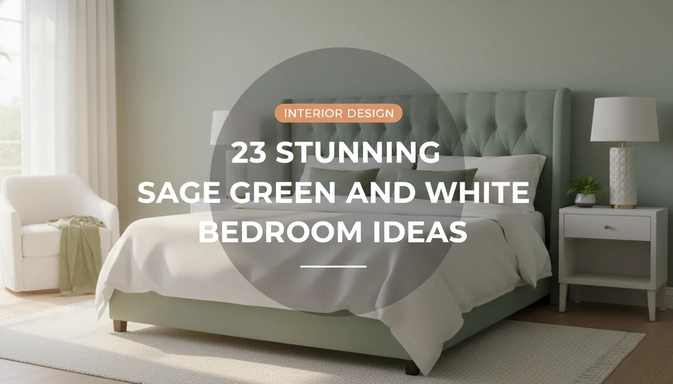23 Stunning Sage Green and White Bedroom Ideas to Refresh Your Space