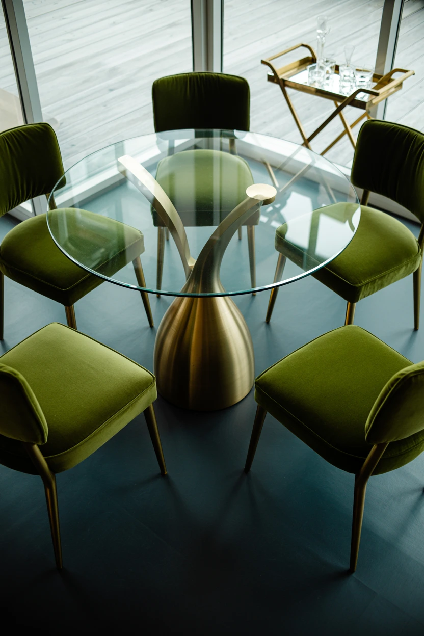 Add a Touch of Glam with Velvet and Brass