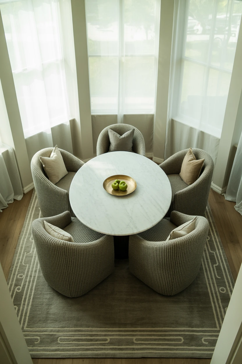 Opt for a Round Table to Encourage Conversation