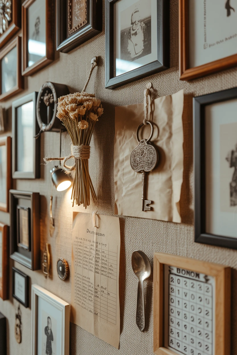 The Found Objects and Ephemera Wall