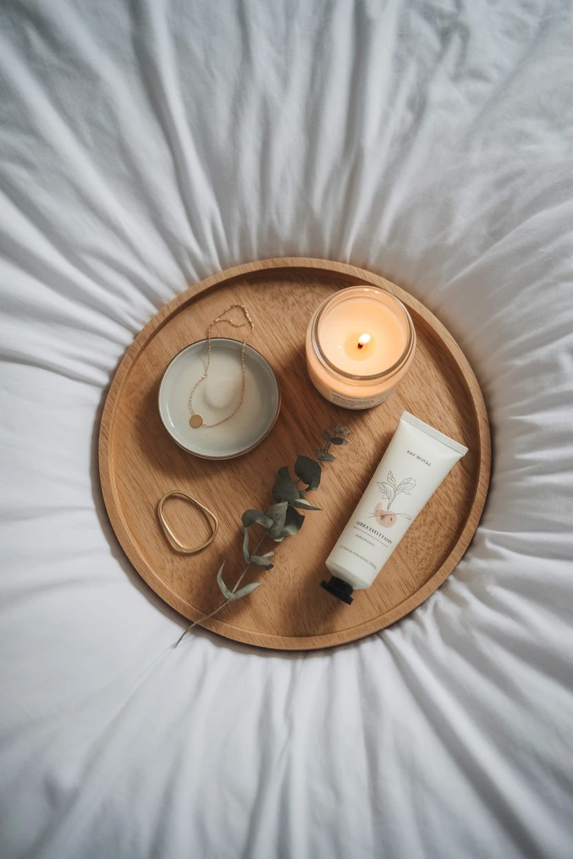 A Curated Tray of Personal Objects