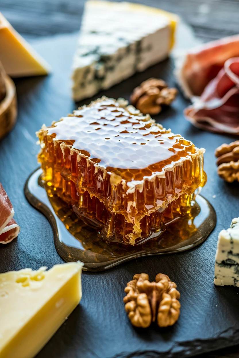 The Honeycomb Frame as an Edible Centerpiece
