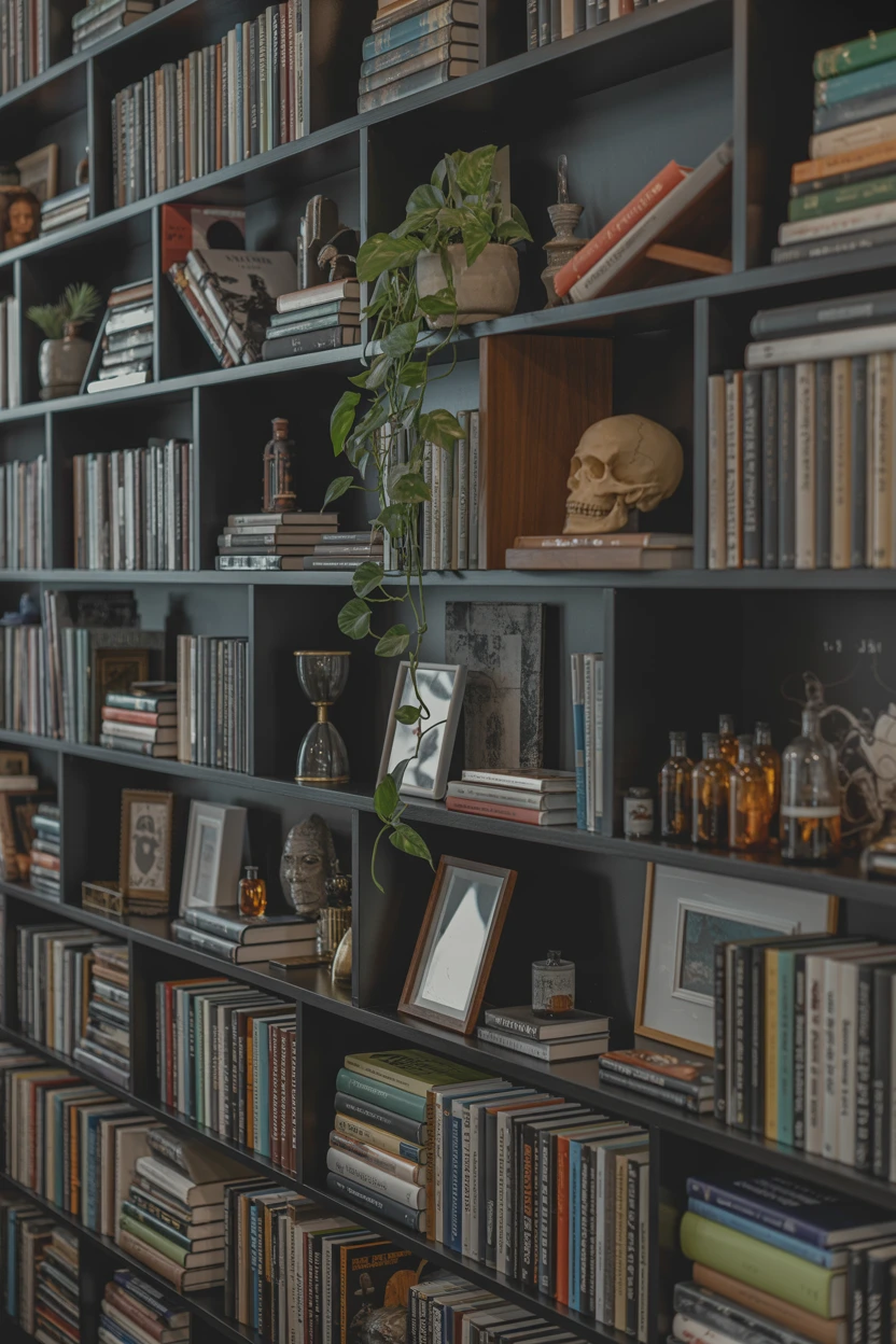 Fill Bookshelves with More Than Just Books