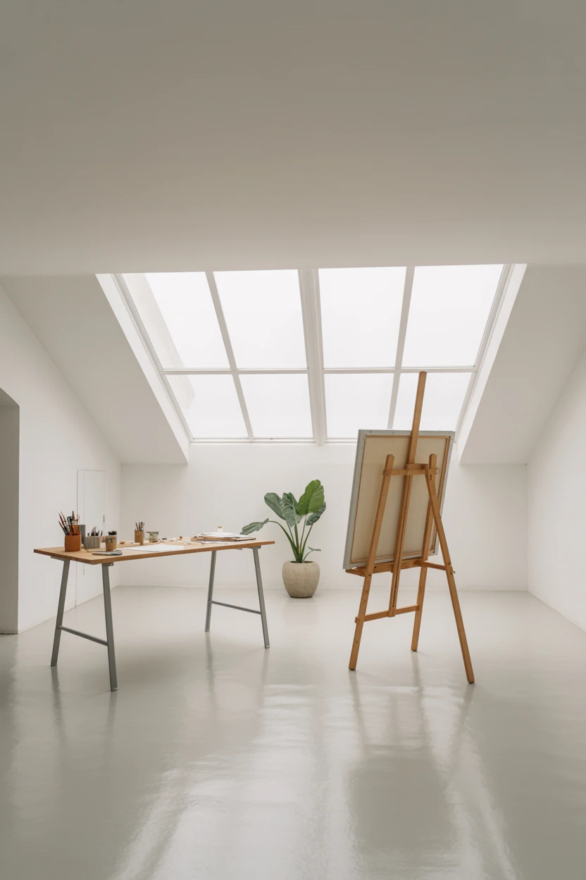 Minimalist Skylight Studio