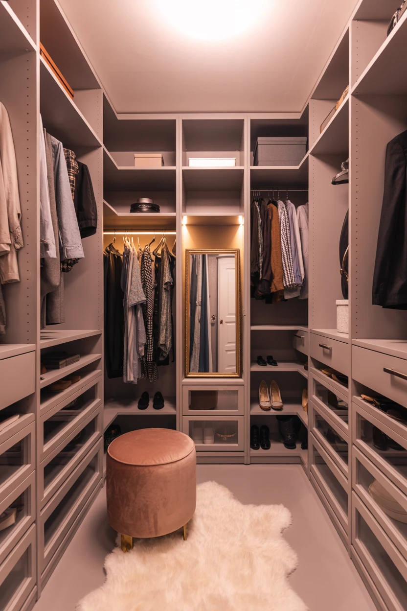 Custom Walk-In Wardrobe