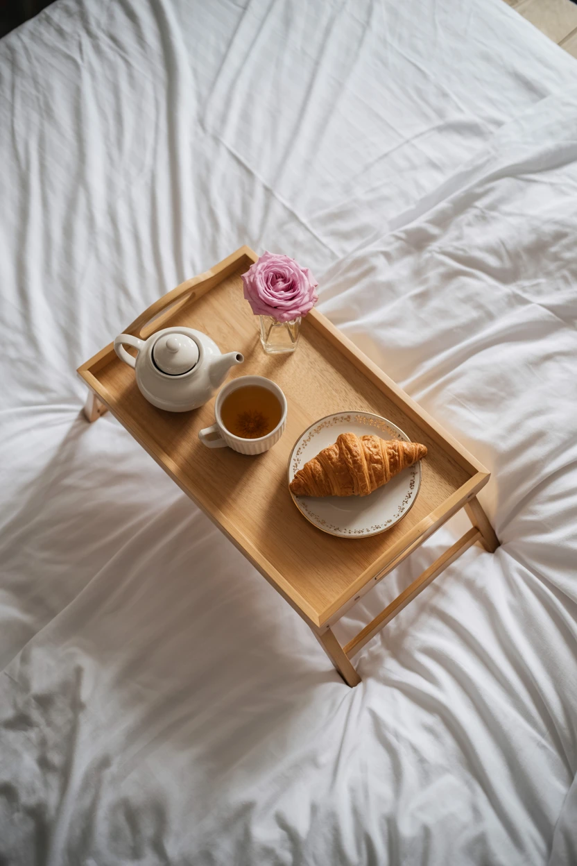 A Tray for Breakfast in Bed Moments