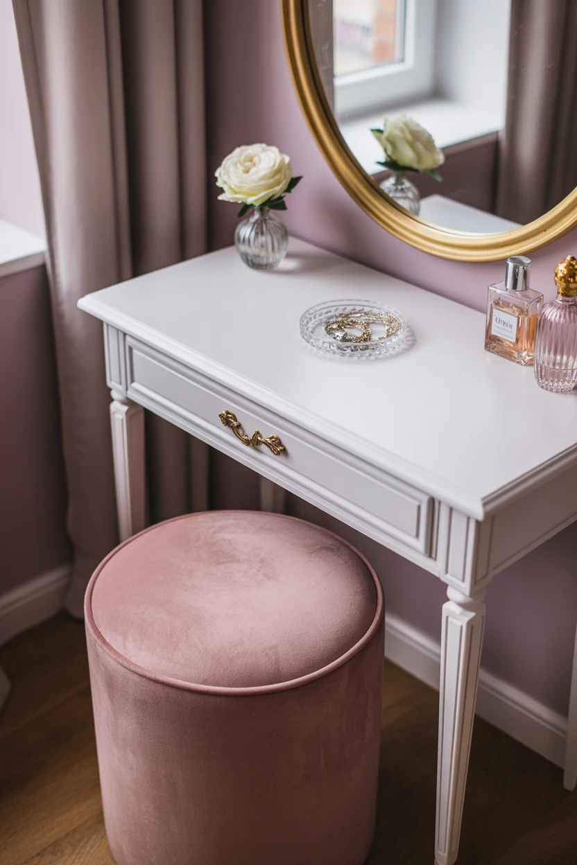 A Dedicated Vanity for a Touch of Glamour