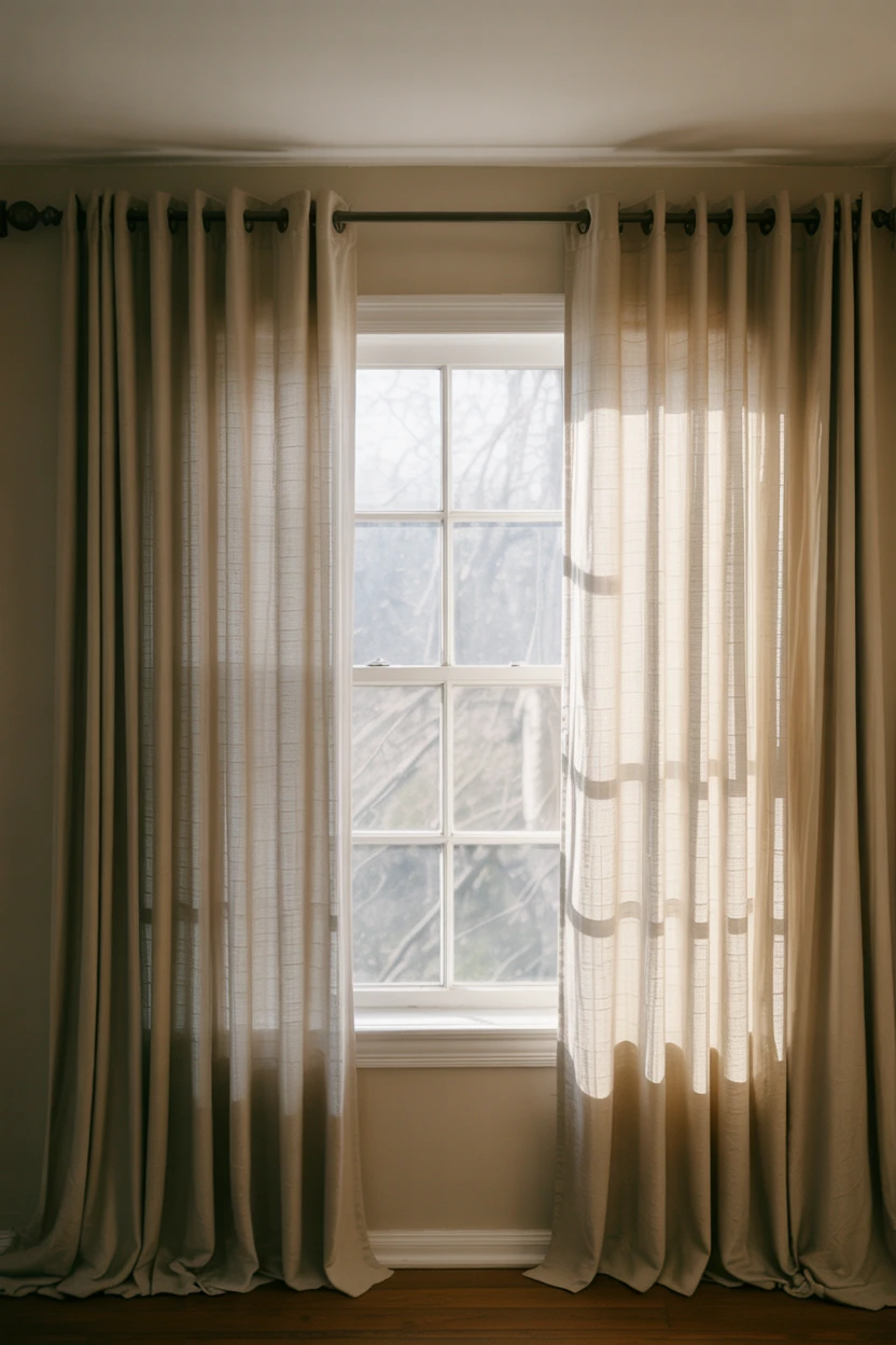 Hang Curtains High and Wide