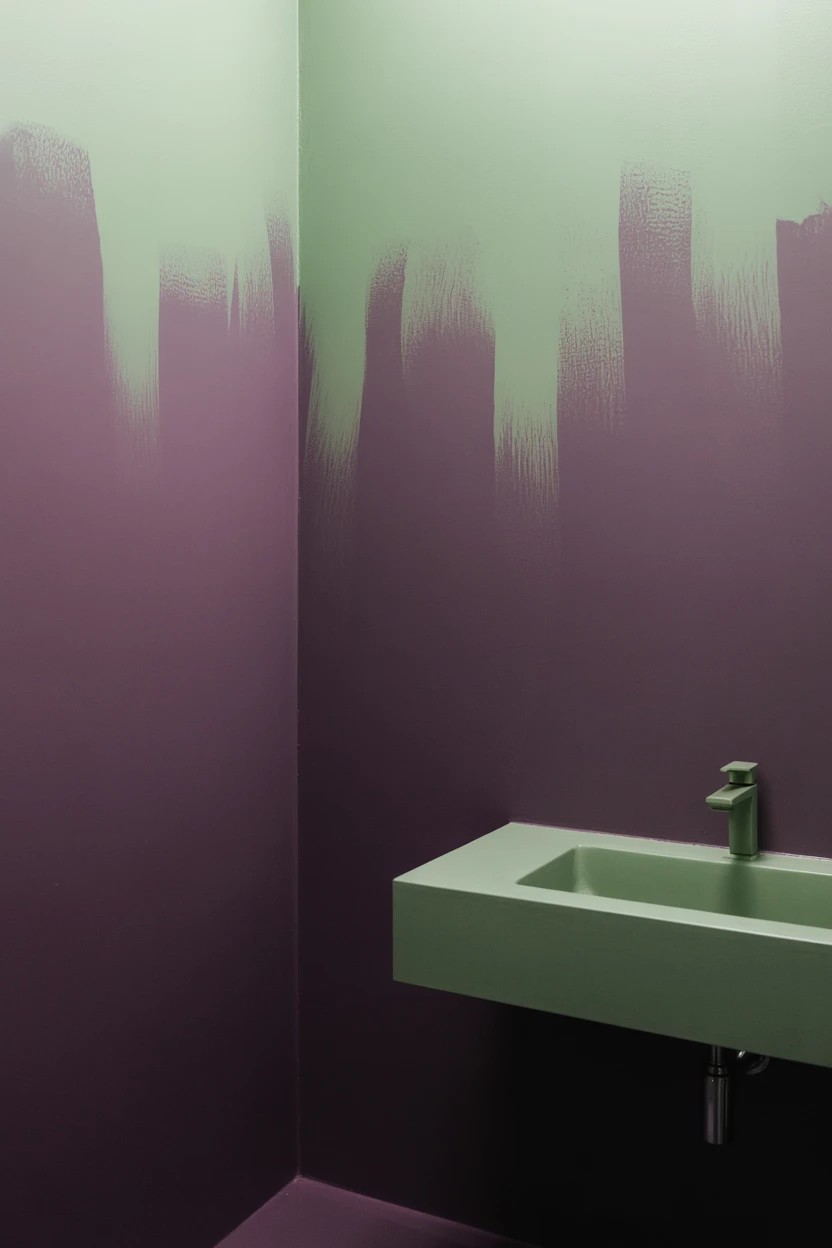 Ombré Painted Wall