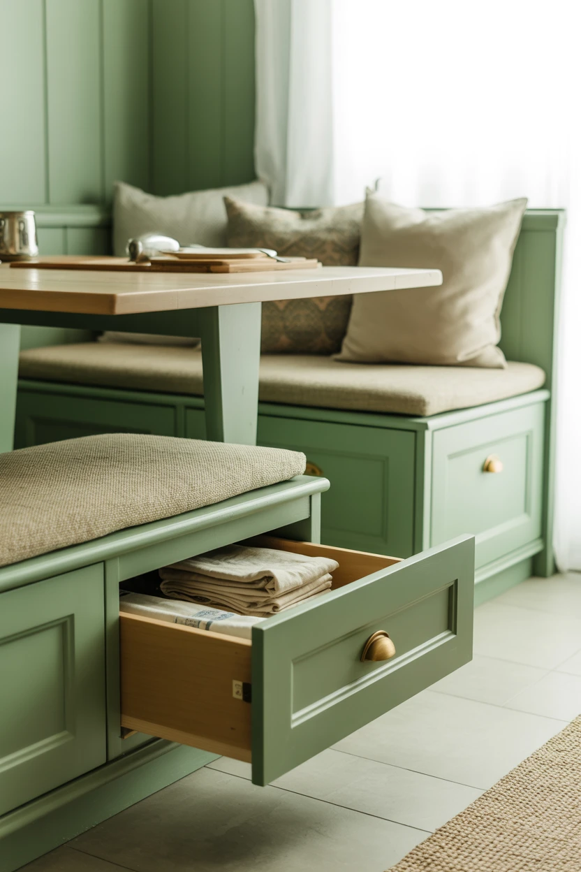 Integrated Storage Drawers for Maximum Function