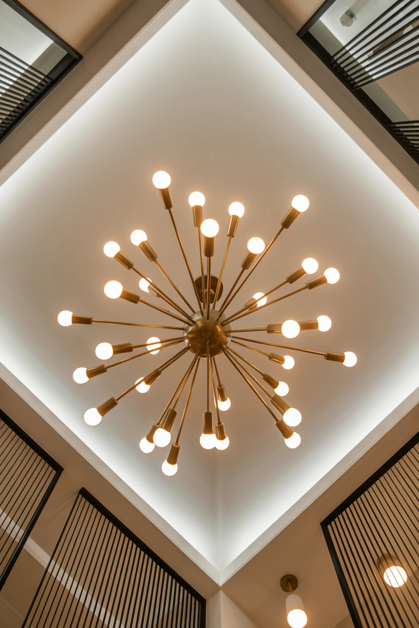 A Sputnik Chandelier