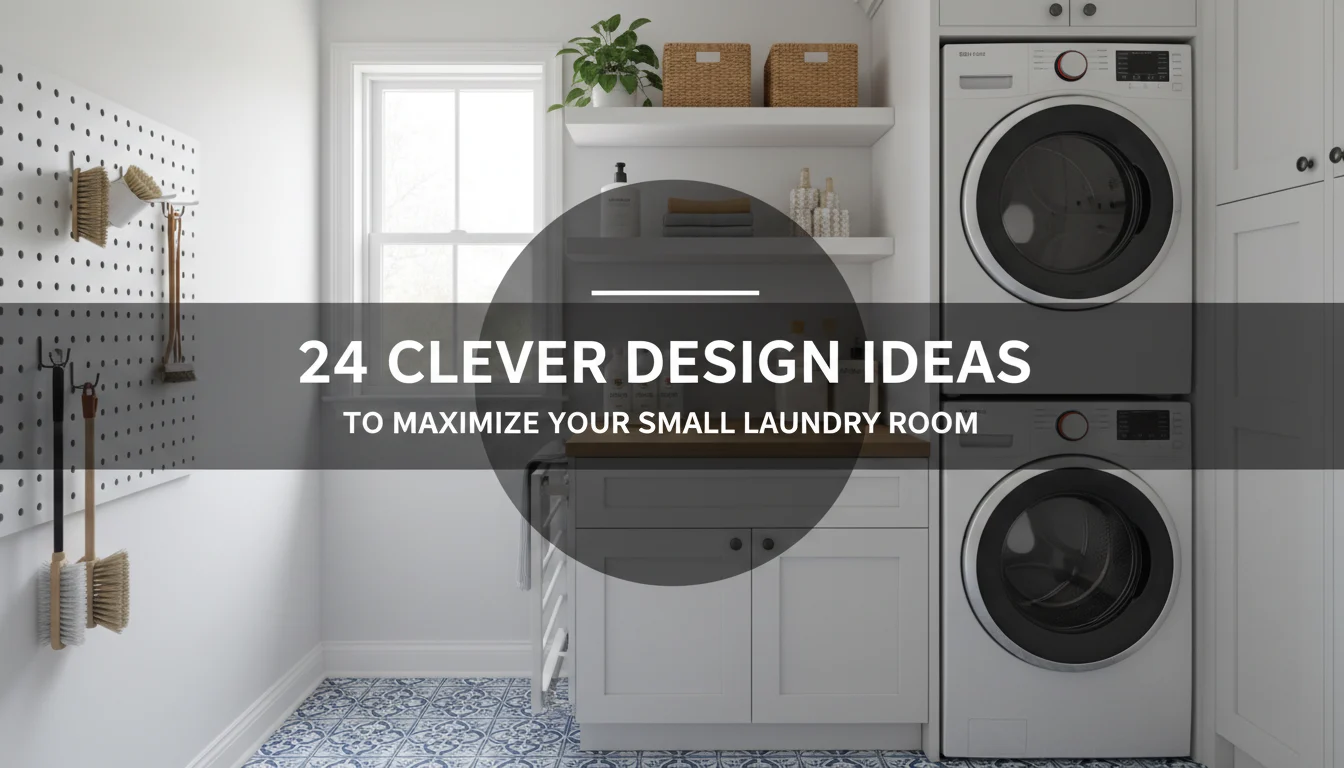 24 Clever Design Ideas to Maximize Your Small Laundry Room