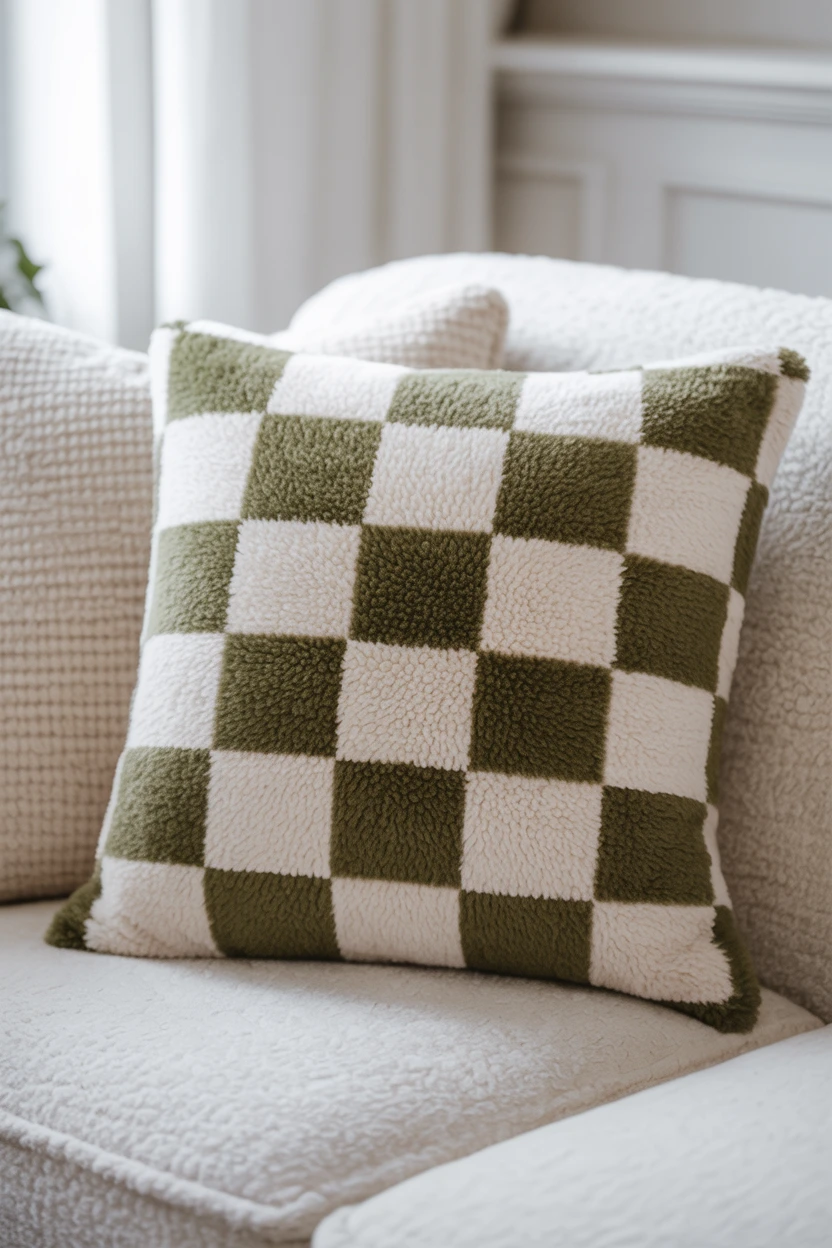 Checkerboard Patterns in Soft Hues