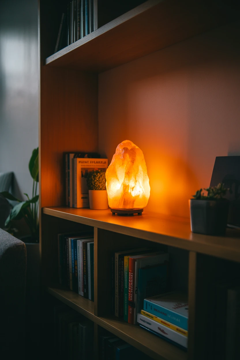The Gentle Glow of a Salt Lamp
